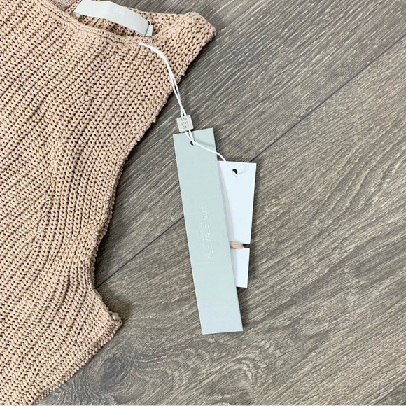 Revolve One Grey Day Victoria Top Sleeveless Knit Sweater Brown Latte XS - Picture 12 of 16